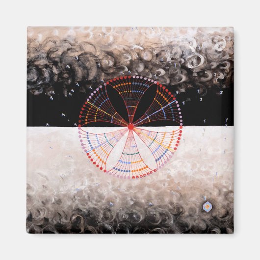 Klint - The Swan No. 10、有名な絵画の マグネット (正面)