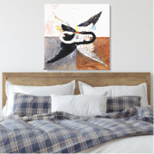 Klint - The Swan, No. 24, Group 1X SUW キャンバスプリント (インサイチュ (寝室))