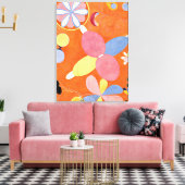 Klint - The Ten Largest, No. 04，若者 キャンバスプリント (インサイチュ (リビング))