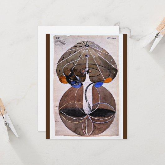 Klint - Tree of Knowledge, No. 2, Series W, カード (正面/裏面インサイチュ)