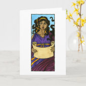 Klioグリーティングカード カード (黄色い花)