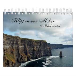 Klippen von Moher   12 Blickwinkel カレンダー