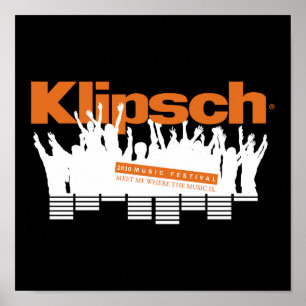 Klipschの音楽祭2010の小型ポスター ポスター