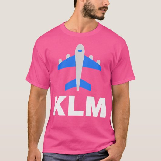 Klm王室のオランダ航空 Tシャツ (正面)