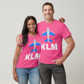 Klm王室のオランダ航空 Tシャツ (ユニセックス)