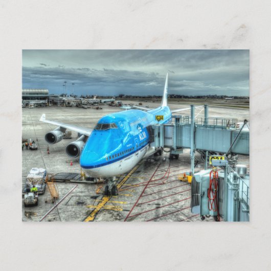 KLM 747 ポストカード (正面)