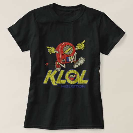 KLOL FM Houston 1970 Tシャツ (デザイン正面)