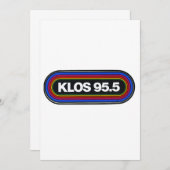 Klos fmラジオ局ヴィンテージクラシックロック 招待状 (正面/裏面)