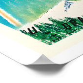 Klosters Gotschna Parsenn Luftseilbahn Vintage Ski ポスター (角)