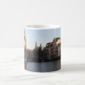 Kloveniersburgwal、アムステルダム コーヒーマグカップ (中央)