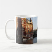 Kloveniersburgwal、アムステルダム コーヒーマグカップ (左)