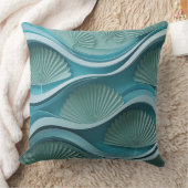 Klungkung Water Fan 3D Batik Motif クッション (ブランケット)