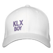 KLXの男の子の屈曲の適当な帽子 刺繍入りキャップ (正面)