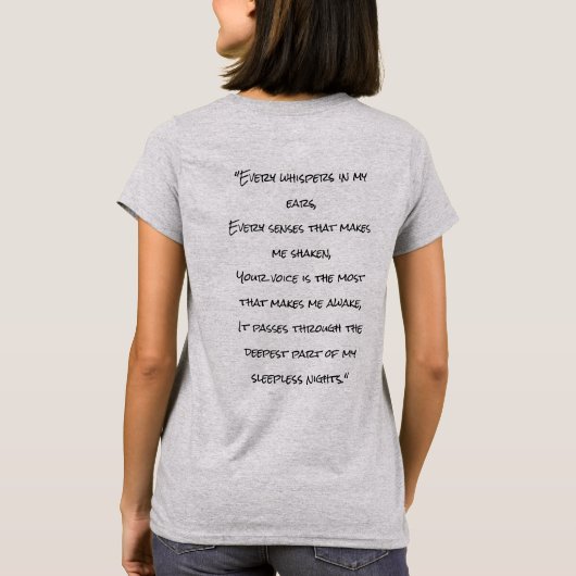 KMシャツ Tシャツ (裏面)