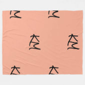 KM Blanket フリースブランケット (正面(横))