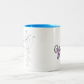 KM Golland Bradのセクシーな妖精のマグ ツートーンマグカップ (中央)