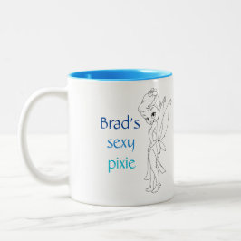 KM Golland Bradのセクシーな妖精のマグ ツートーンマグカップ