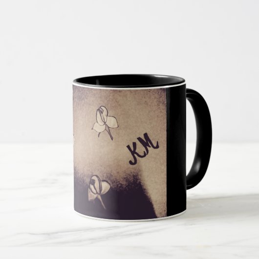 km mug マグカップ (正面右)