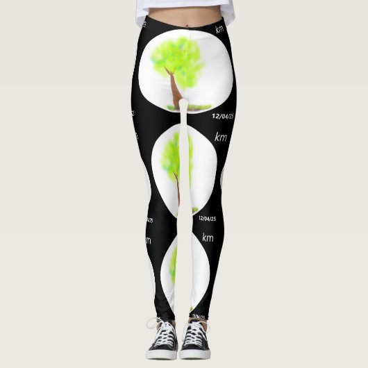 km tree painting leggings レギンス (正面)