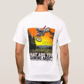 KMCのモトクロスの"夢"の後部イメージだけ Tシャツ (裏面)