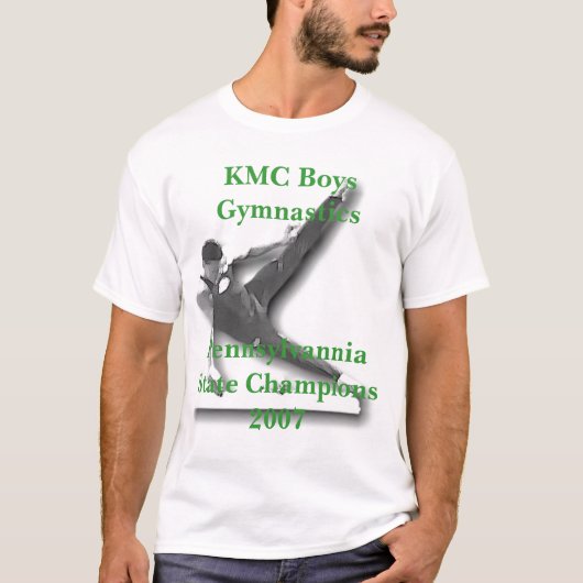 KMCの男の子のGymnasticsPennsylvanniaの州のCham… Tシャツ (正面)