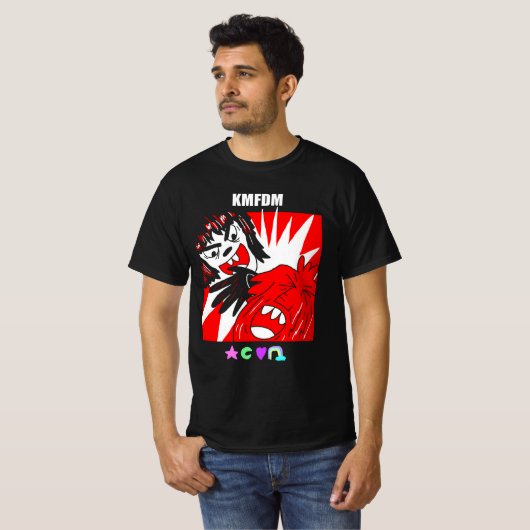 Kmfdm音楽バンド Tシャツ (正面フル)