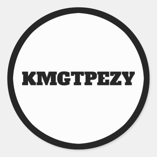 KMGTPEZY ラウンドシール (正面)