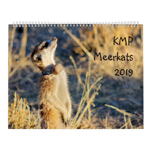 KMPのmeerkats - 2019カレンダー カレンダー (カバー)