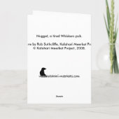 KMPカード18 -あくびをするナゲット カード (裏面)