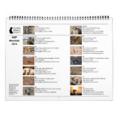 KMP Meerkats - 2014カレンダー カレンダー (裏面)