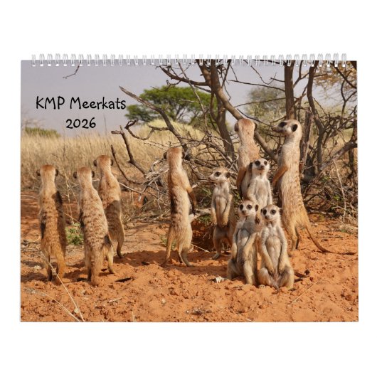 KMP Meerkats 2026 Calendar カレンダー (カバー)