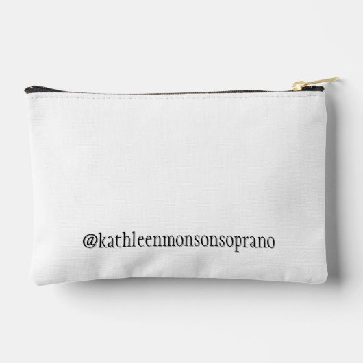 KMSメイクアップバッグ アクセサリーポーチ (裏面)