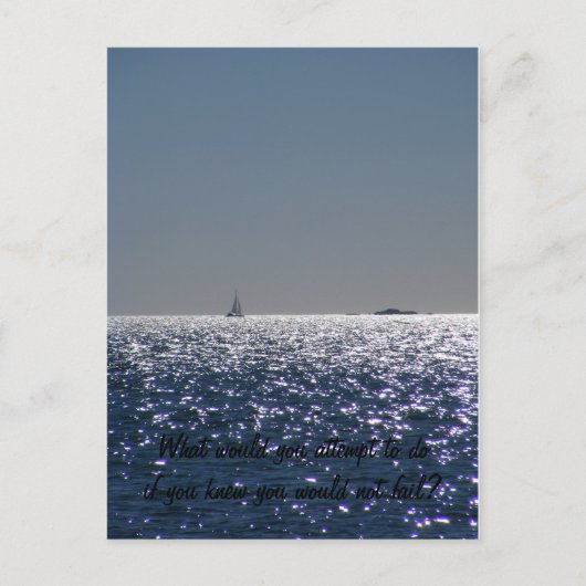 、kn…試みる何がdoifに ポストカード (正面)