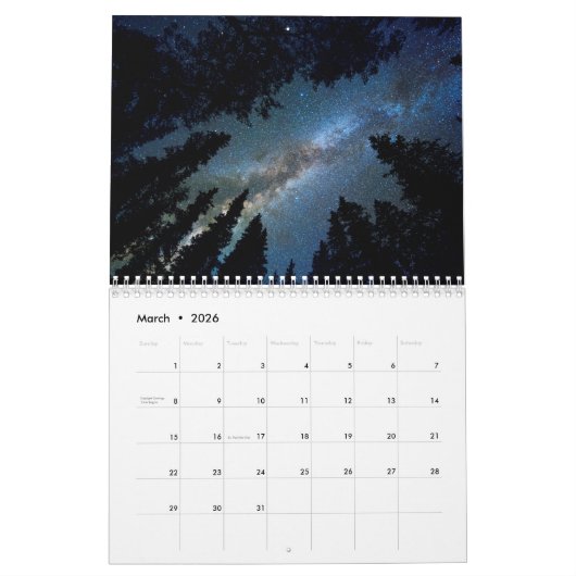 Knateマイヤーズの写真撮影2017のカレンダー カレンダー (3月 2026)