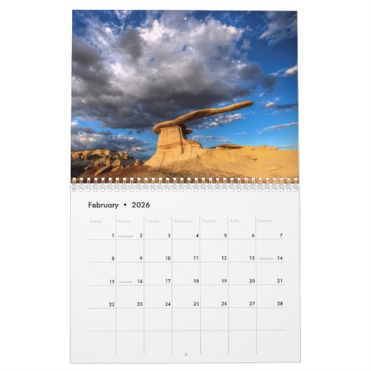 Knateマイヤーズの写真撮影2017のカレンダー カレンダー (2月 2026)