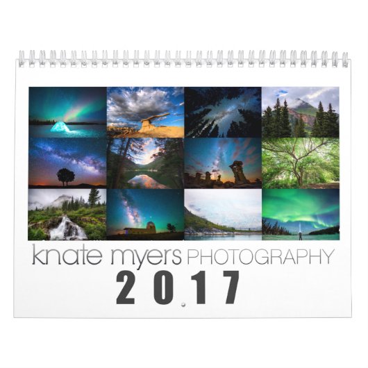 Knateマイヤーズの写真撮影2017のカレンダー カレンダー (カバー)
