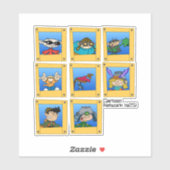 KND操作アイコン シール (シート)