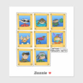 KND操作アイコン シール (シート)