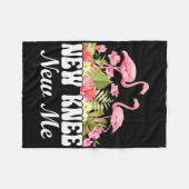 Knee Replacement And Knee Surgery Recovery New Kne フリースブランケット (正面(横))