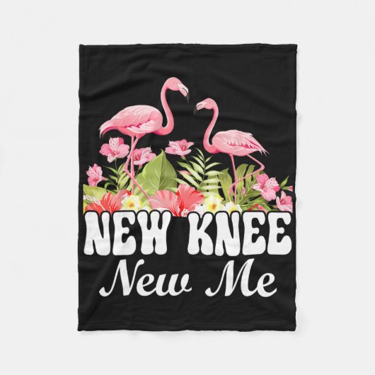 Knee Replacement And Knee Surgery Recovery New Kne フリースブランケット (正面)