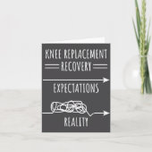 Knee Replacement Recovery Expectations Reality Sur カード (正面)