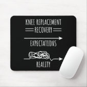 Knee Replacement Recovery Expectations Reality Sur マウスパッド (マウス)