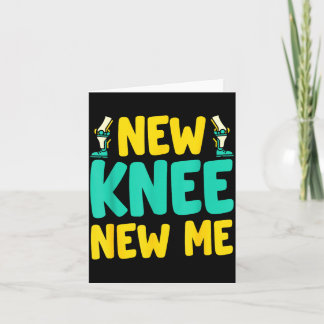 Knee Replacement Recovery New Knee New Me After Su カード