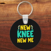 Knee Replacement Recovery New Knee New Me After Su キーホルダー (正面)