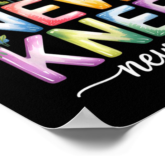 Knee Replacement Recovery Surgery Funny New Knee N ポスター (角)