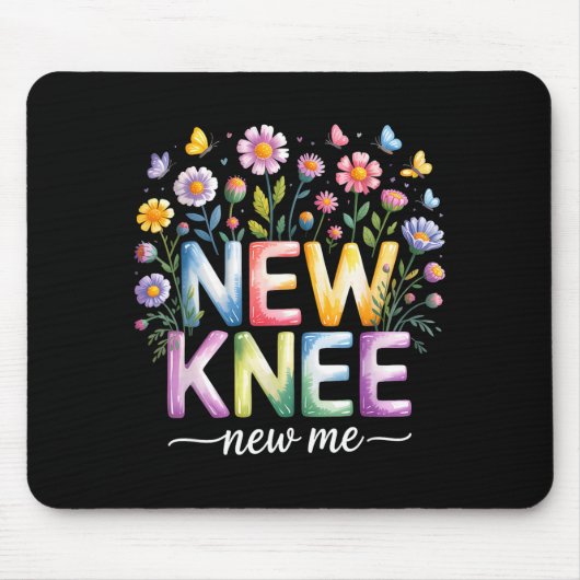 Knee Replacement Recovery Surgery Funny New Knee N マウスパッド (正面)