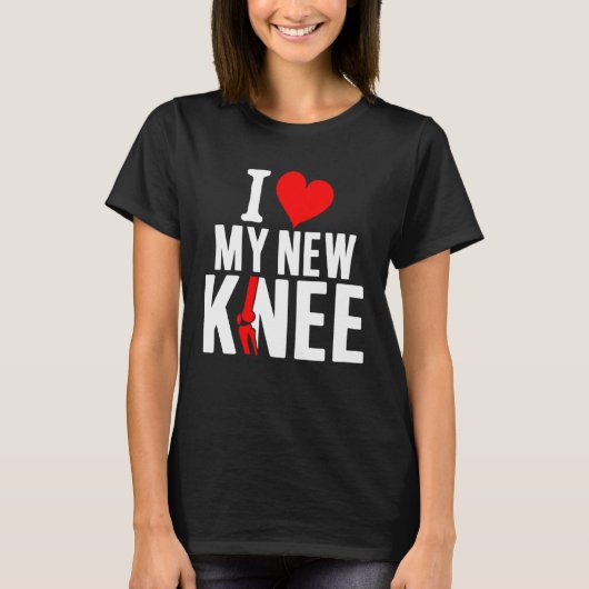 Knee Replacement Surgery Get Well Soon Post Recove Tシャツ (正面)