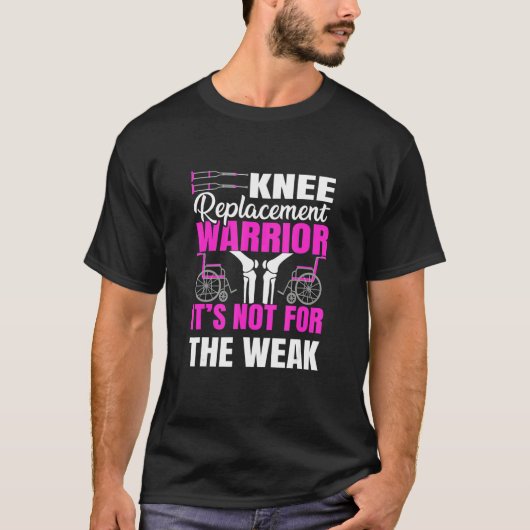 Knee Replacement Warrior  Knee Surgery Tシャツ (正面)