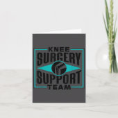 Knee Surgery Suprt Team Patient Knees Recovery Ope カード (正面)