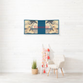 Kneeling Blonde Bikini Model Thunder_Cove 横断幕 (インサイチュ)